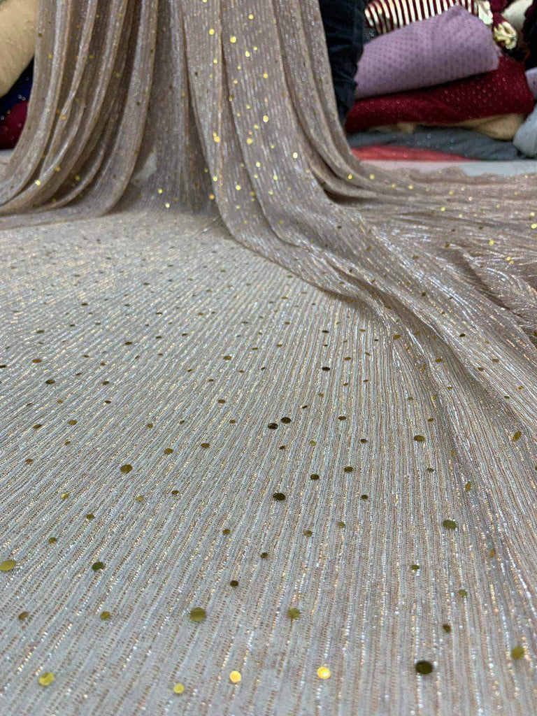 Designer Shimmery Lycra Evening Gown in - Gowns - FashionVibes