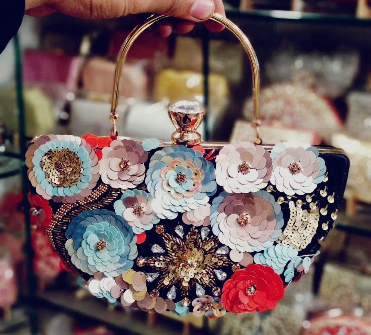 Floral designer outlet bag